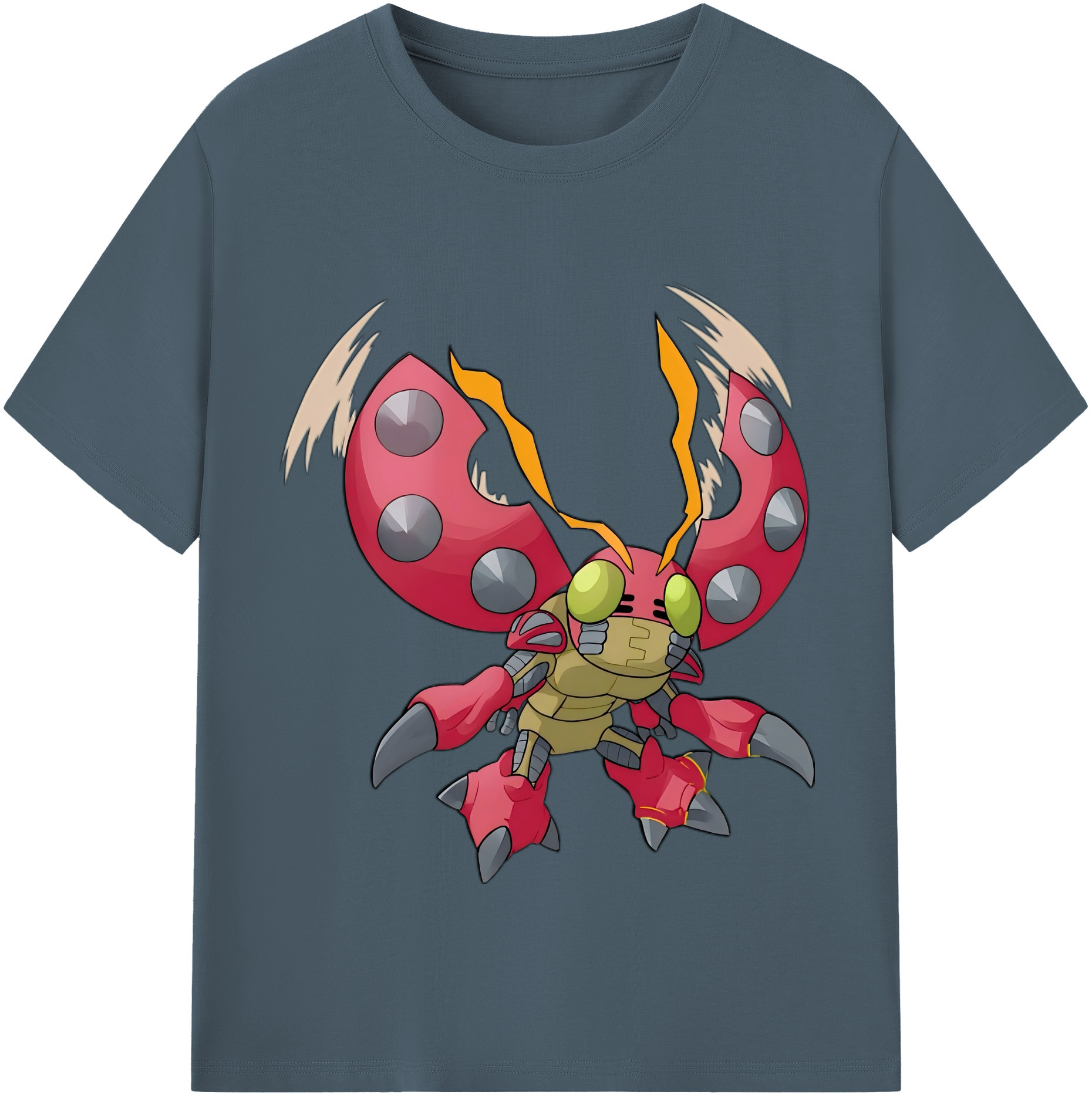（画像用） Digimon デジタルモンスター/デジモン 綿100％半袖Tシャツ（フロントプリント）